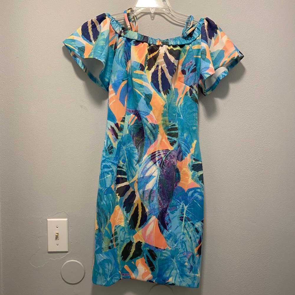 Tahari Floral Dress Size XS